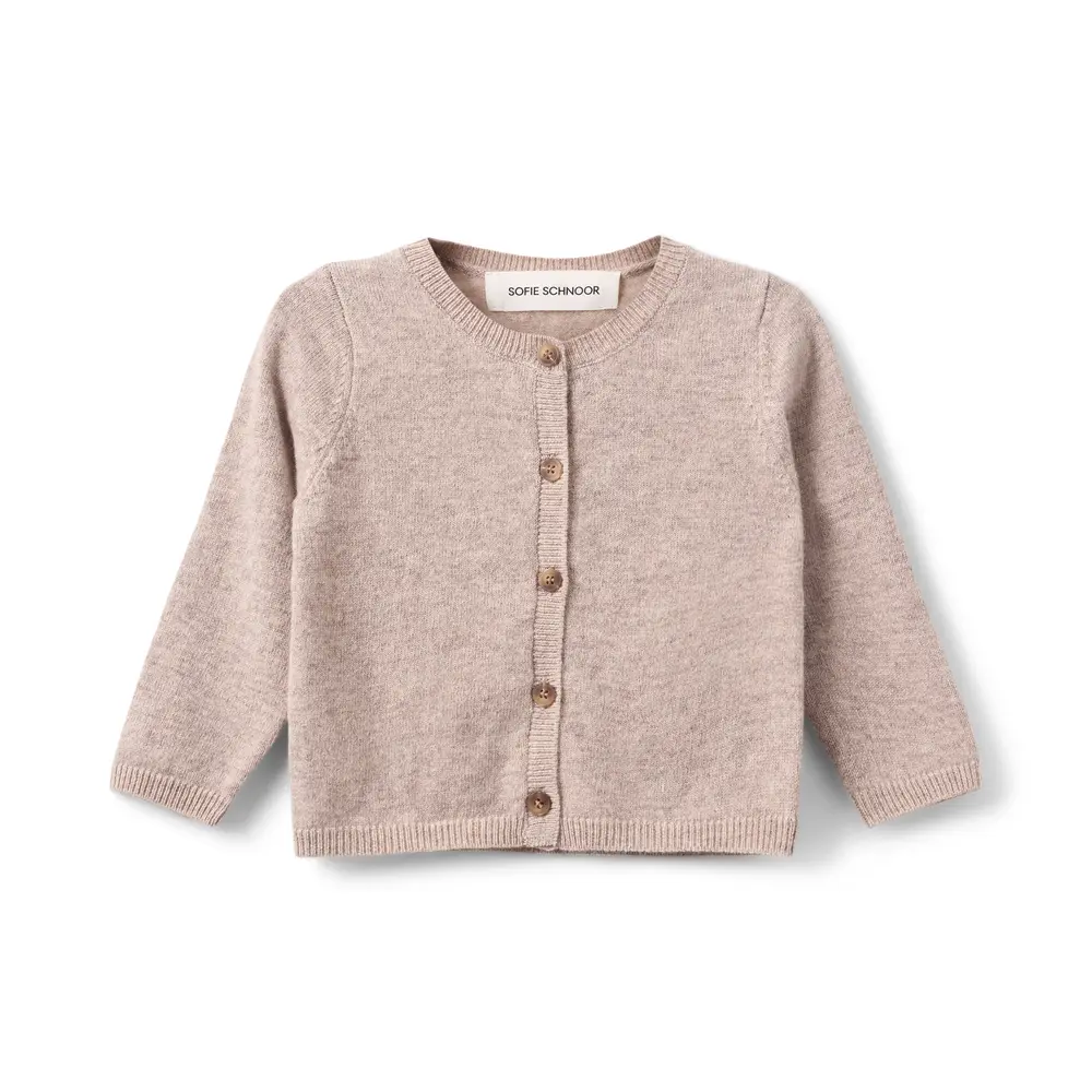 Cisse Cardigan Brown Melange 86