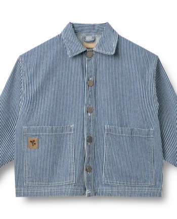 Cole Skjortejakke Denim Stripe 104