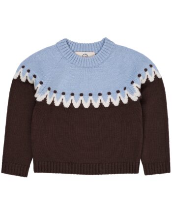 Copenhagen Colors Cupcake Classic Jumper Brown Blue 86 Cm