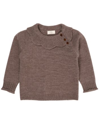 Copenhagen Colors Merino Margueritte Blouse Natural Melange 86 Cm