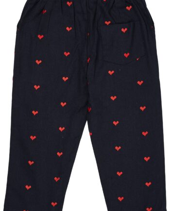 Copenhagen Colors Twill Hjerte Pants Navy 80 Cm