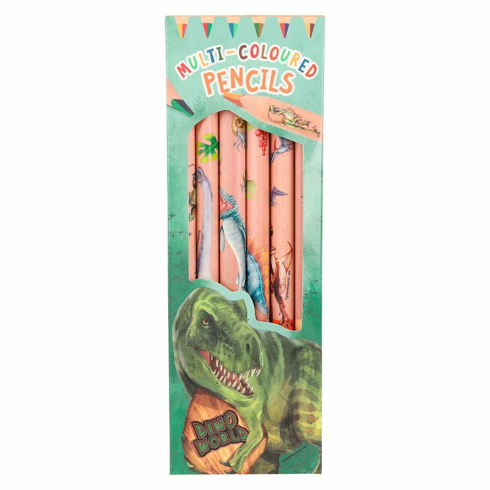 Dino World Farveblyanter Multifarver Pak