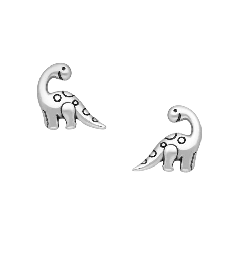 Dino ørestikker Sølv