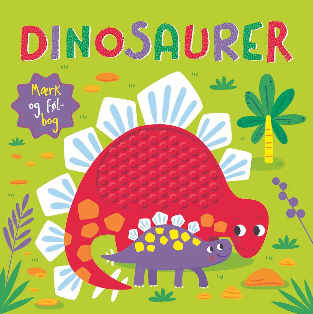 Dinosaurer Mærk Og Føl-bog