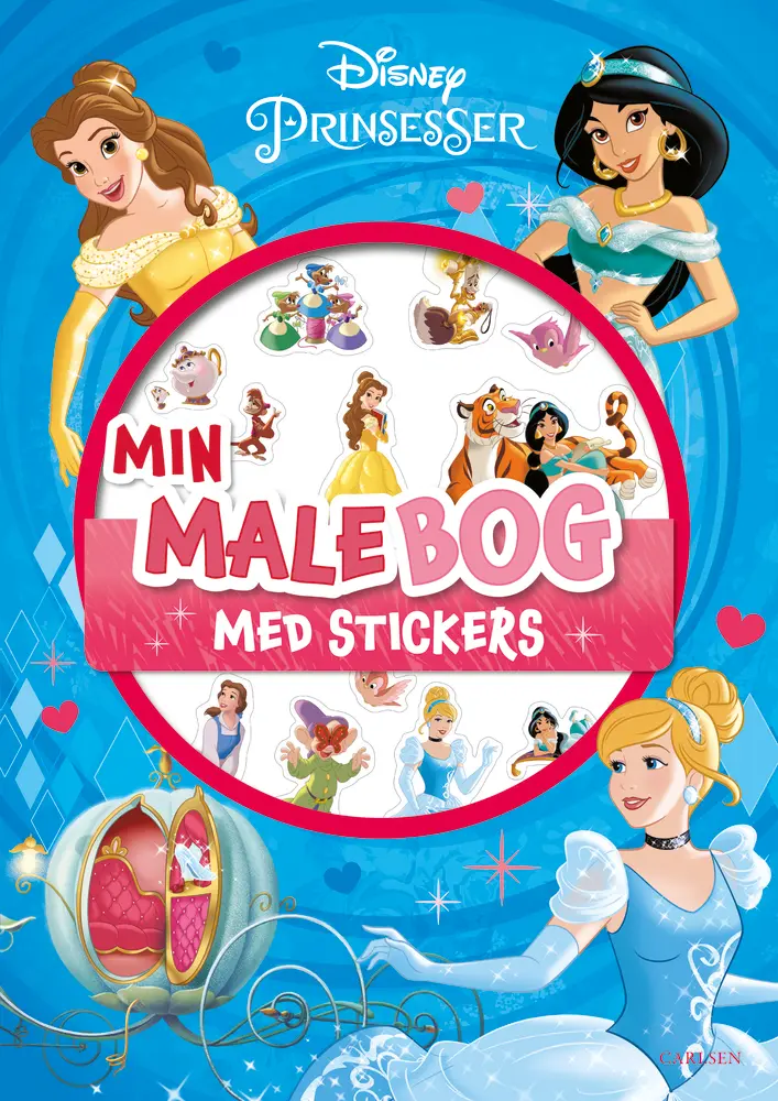 Disney Prinsesser: Malebog    Klistermærker