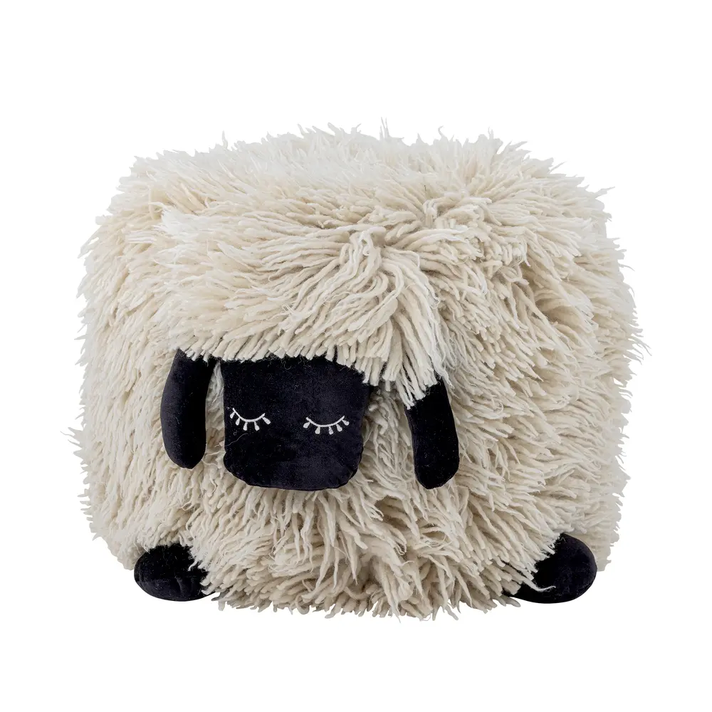 Dolly Puf  Hvid  Uld