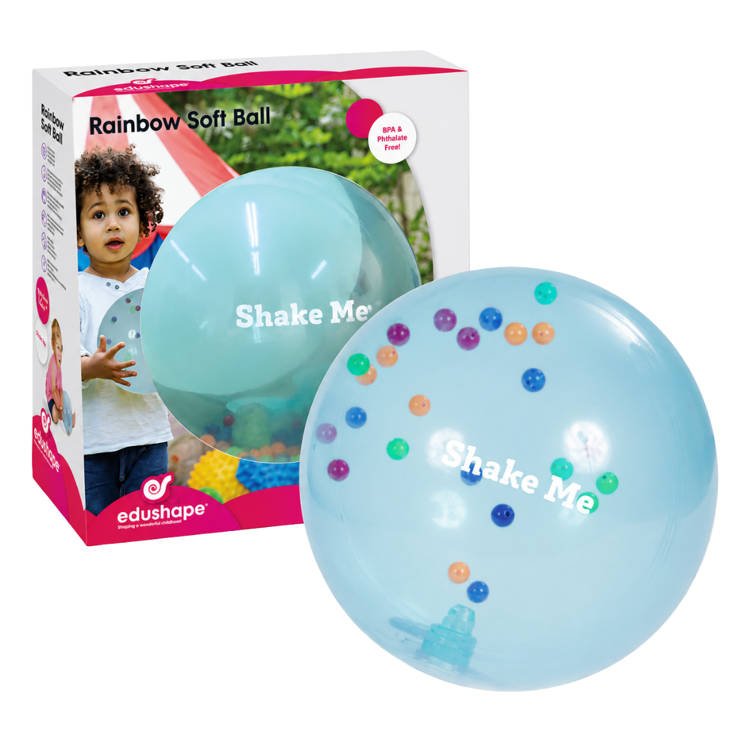 Edushape Regnbue Bold    Bolde Indeni 18 Cm