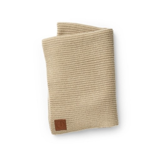 Elodie  Strikket Tæppe  Pure Khaki