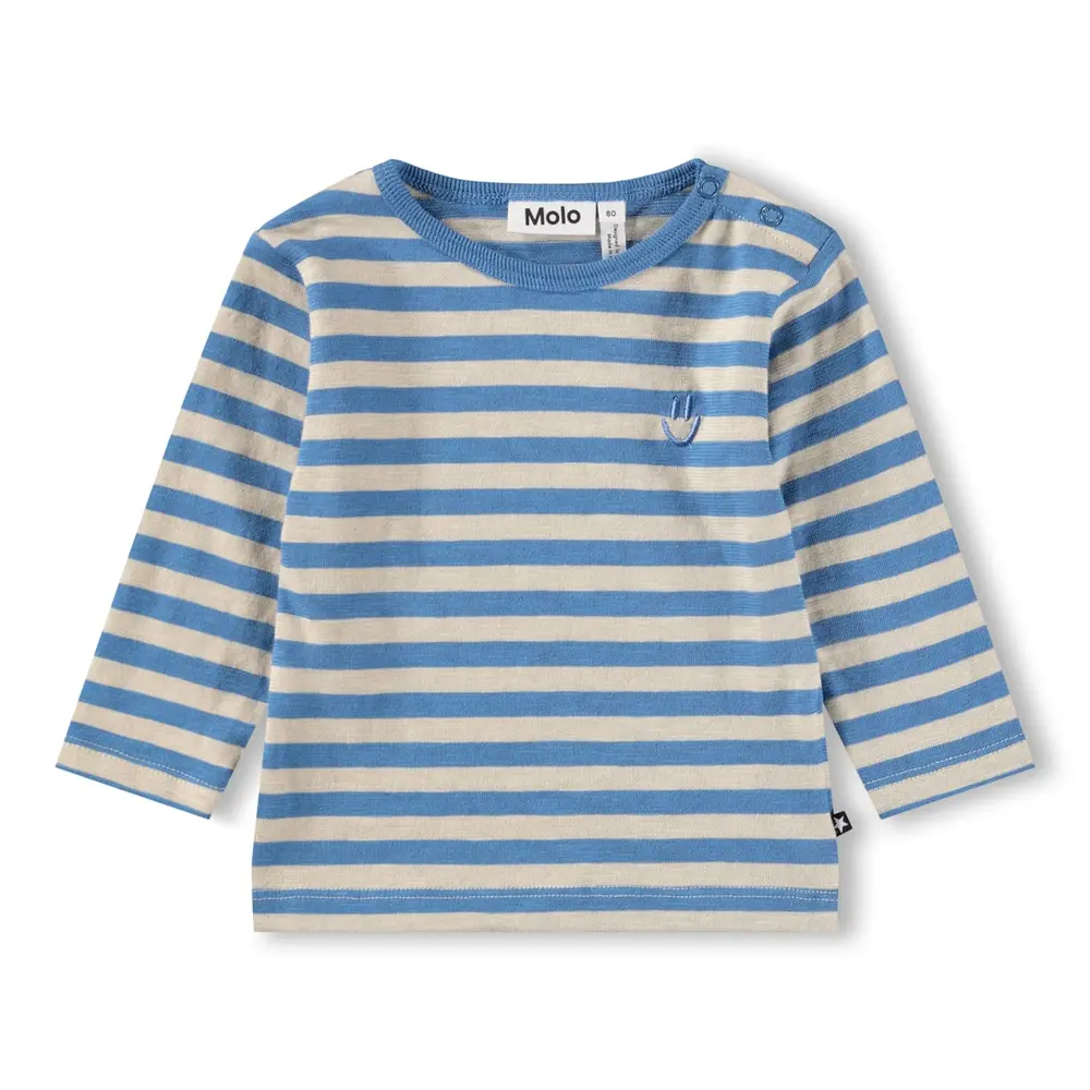 Elvo -shirt Blue Sand Stripe 68
