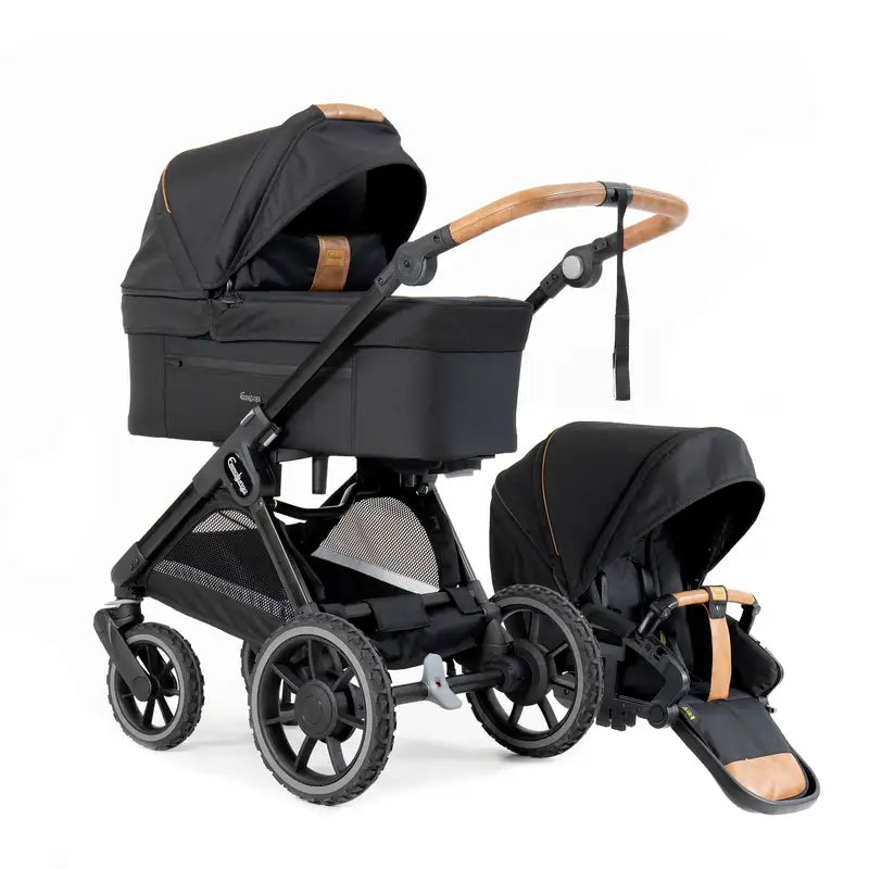 Emmaljunga Sento Pro Flat Combi Outdoor Black