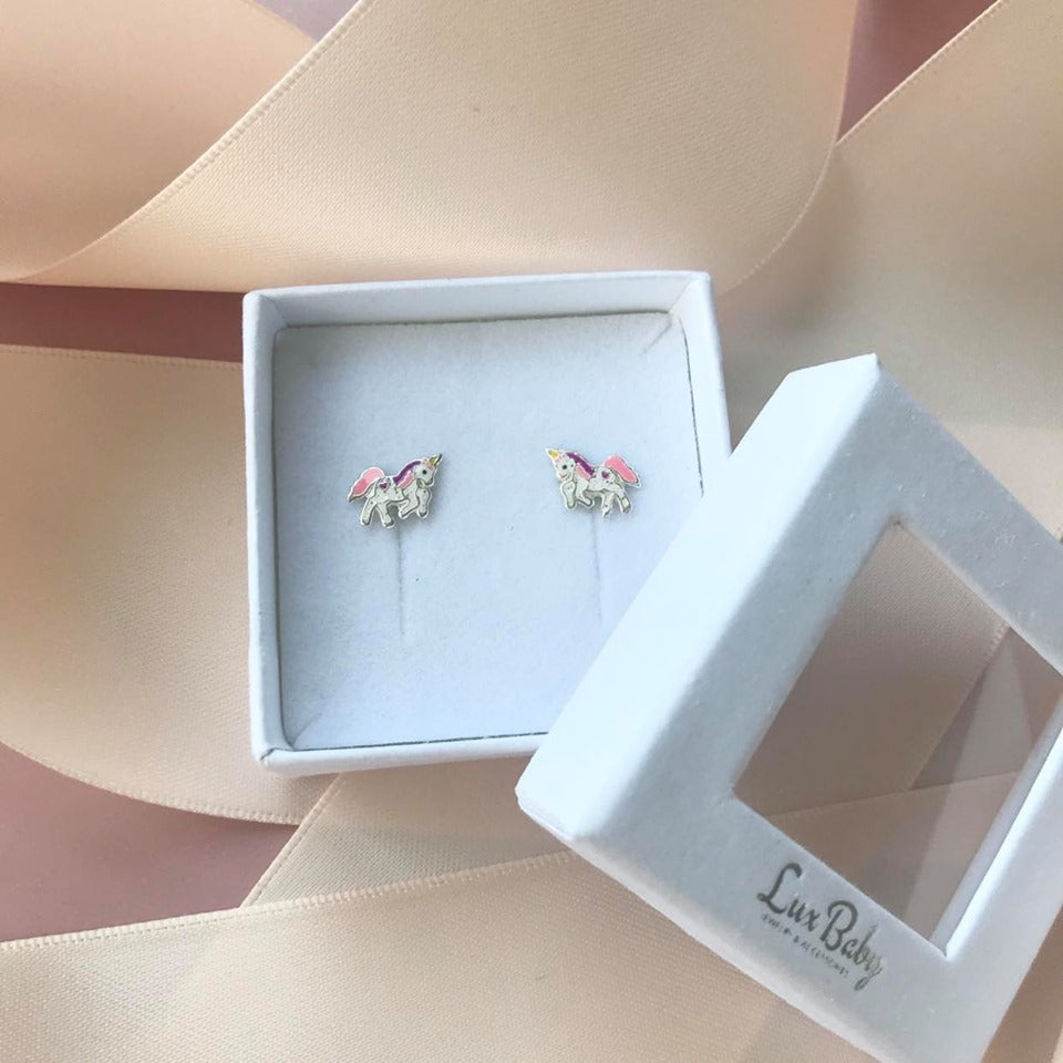 Enhjørninge ørestikker Pink   Lilla