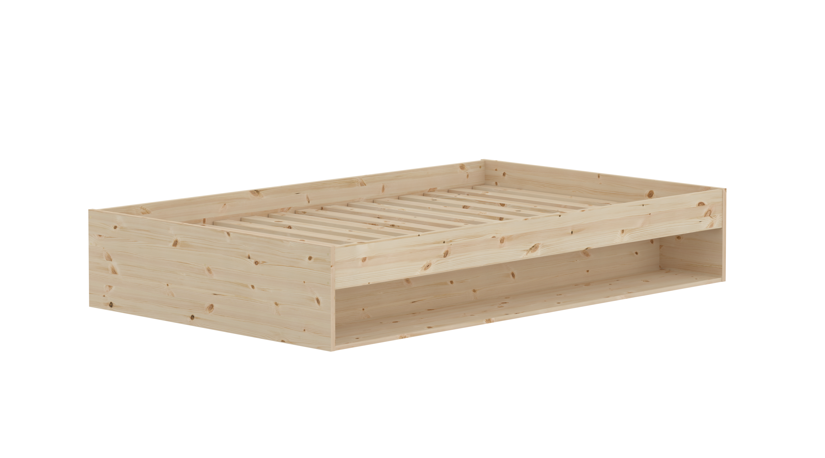 Flexa Grow Gulvseng Med Hylde 125 5x204cm