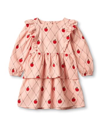 Fliink Apple Dress- Peach Whip 80 Cm