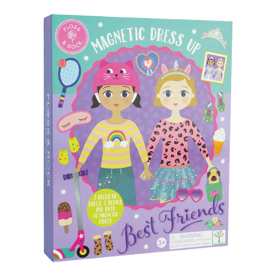 Floss   Rock Magnetisk Påklædnings Figur Best Friends