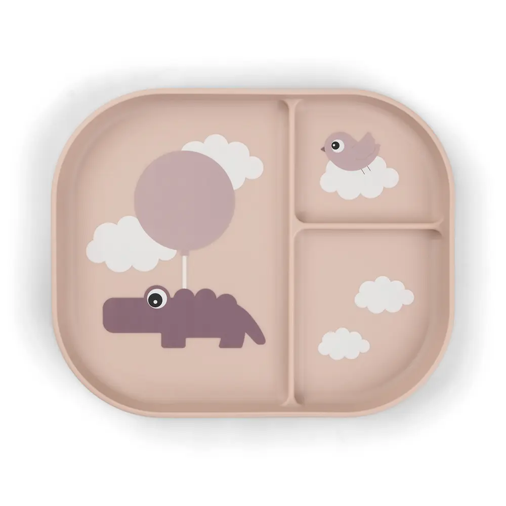 Foodie Inddelt Tallerken Happy Clouds Pudder