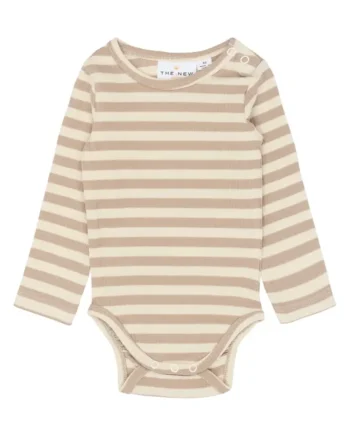 Fro Langærmet Rib Body Humus Striped 80
