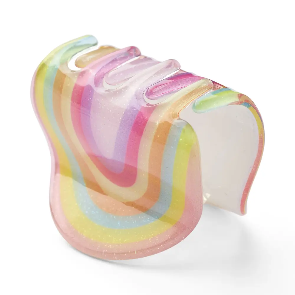 Hårklips Rainbow One Size