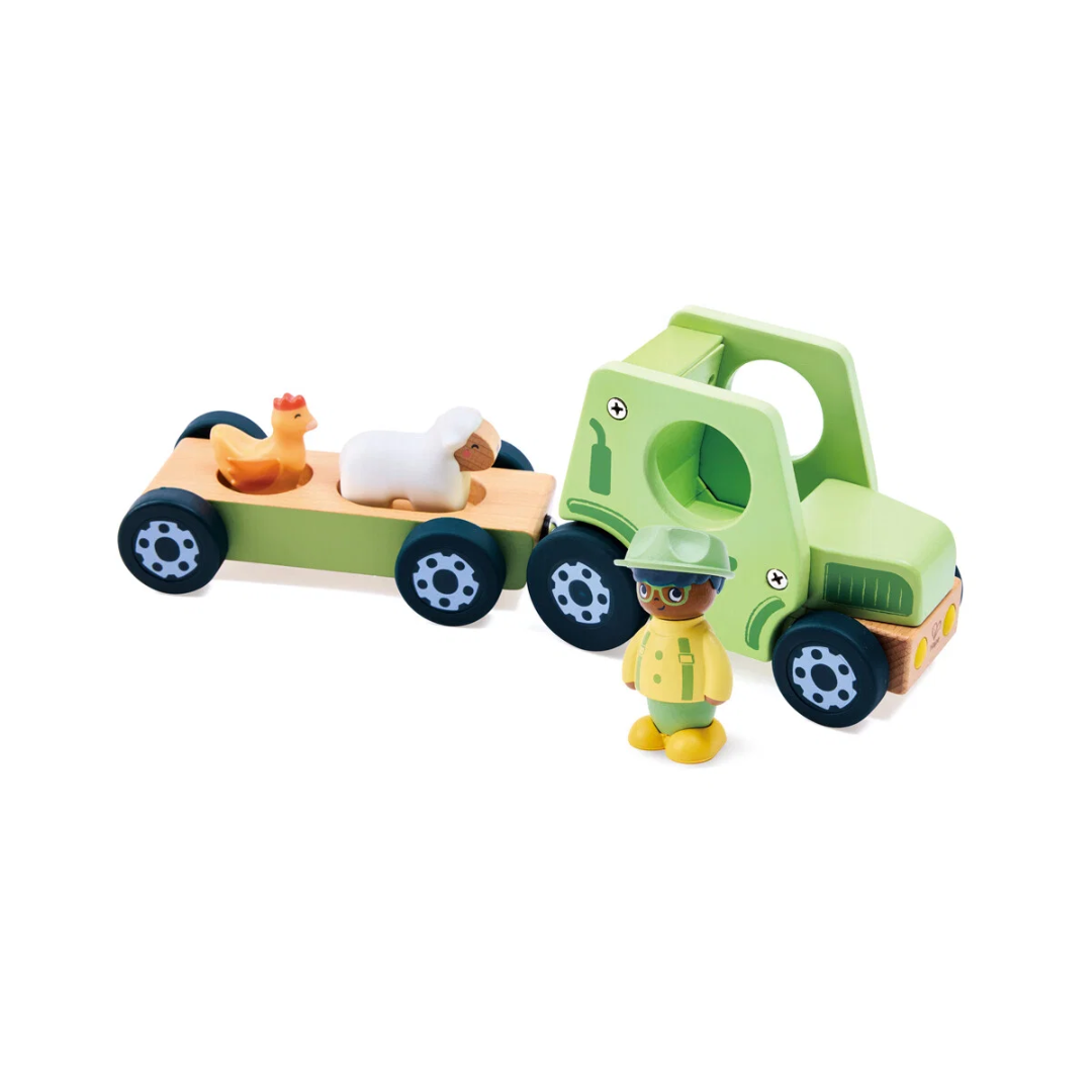 Hape Rumlende Traktor Med Lyd Og Bog New