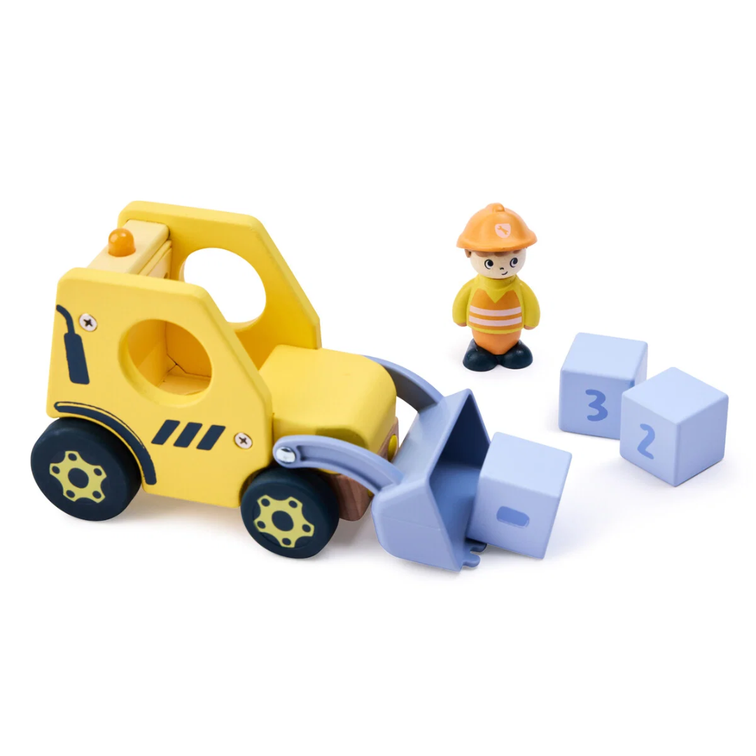 Hape Summende Bulldozer Med Lyd Og Bog New