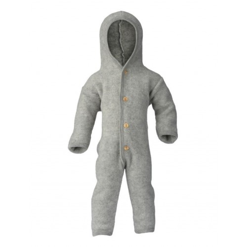 Heldragt   100  Merino Uld Til Baby 62 68 Light Grey Melange