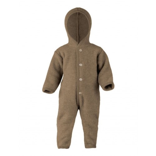 Heldragt   100  Merino Uld Til Baby 50 56 Walnut Melange
