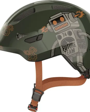 Hjelm Smiley      Green Robo