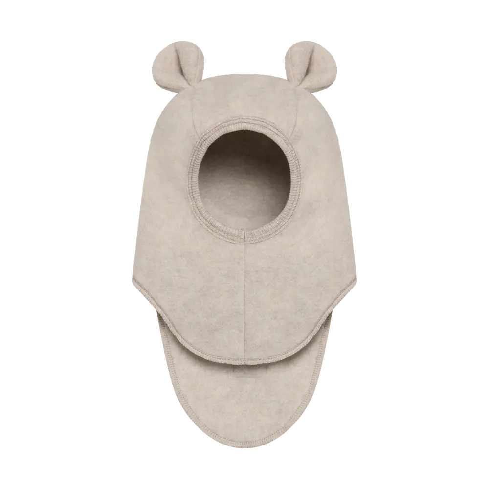 Huttelihut Uld Fleece Elefanthue øre Camel Melange 48