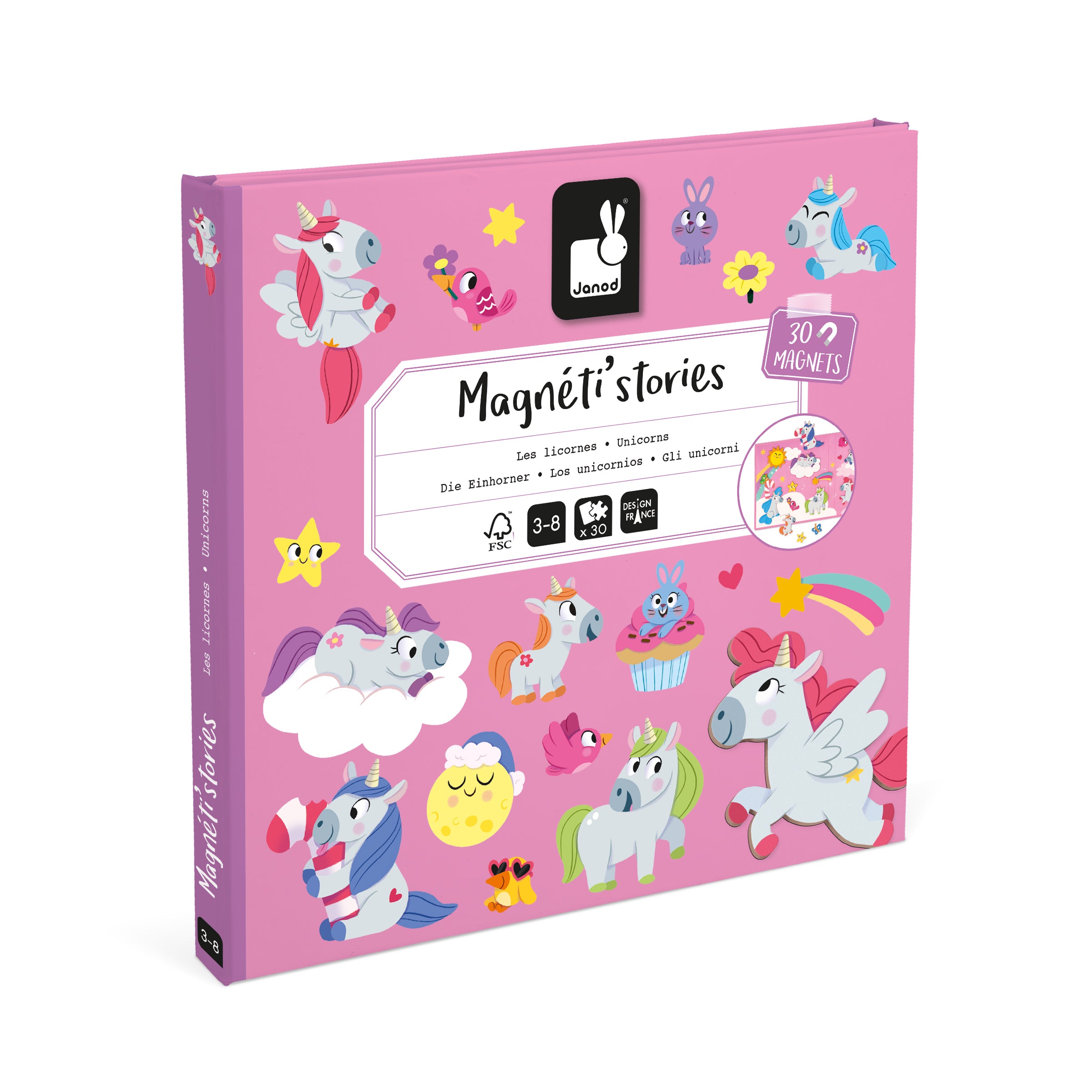 Janod Magneti 39 Stories Unicorns