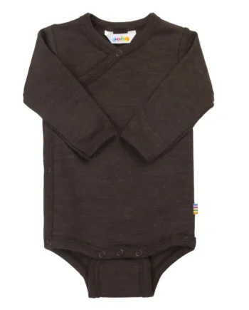Joha Langærmet Wrap Body Dark Brown 50