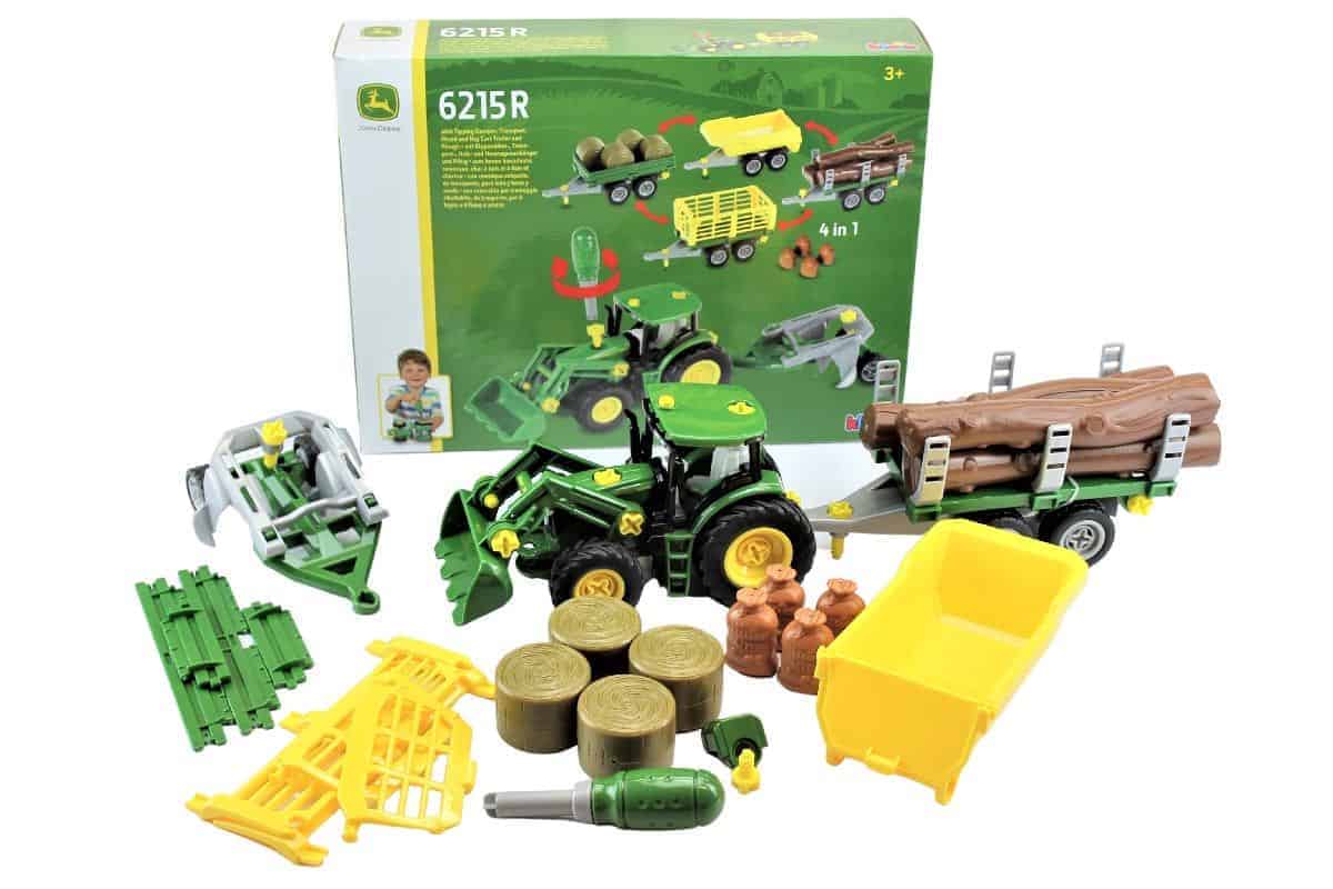 John Deere Traktor   Frontlæsser   Anhænger