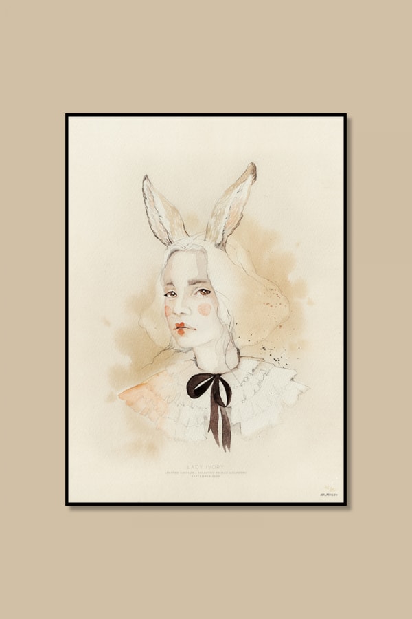 Lady Ivory Plakat 50x70 Cm Mrs  Mighetto