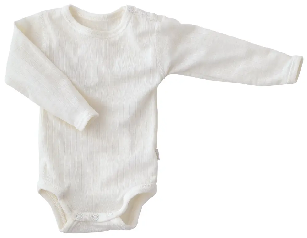 Lang ærmet Body Rib Joha Uld Natur 90