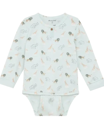 Langærmet Body    Print Sprout Green 86
