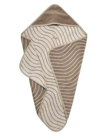 Leander Hoodie Woodland Håndklæde Cappuccino
