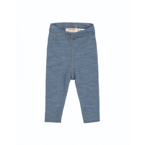 Leggings   100  Merino Uld Til Baby Og Børn Blue Melange 56