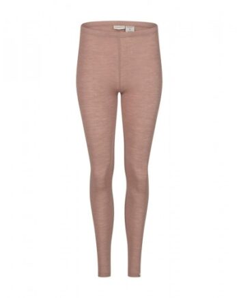 Leggings Til Dame   100  Merino Uld   Soft Rose