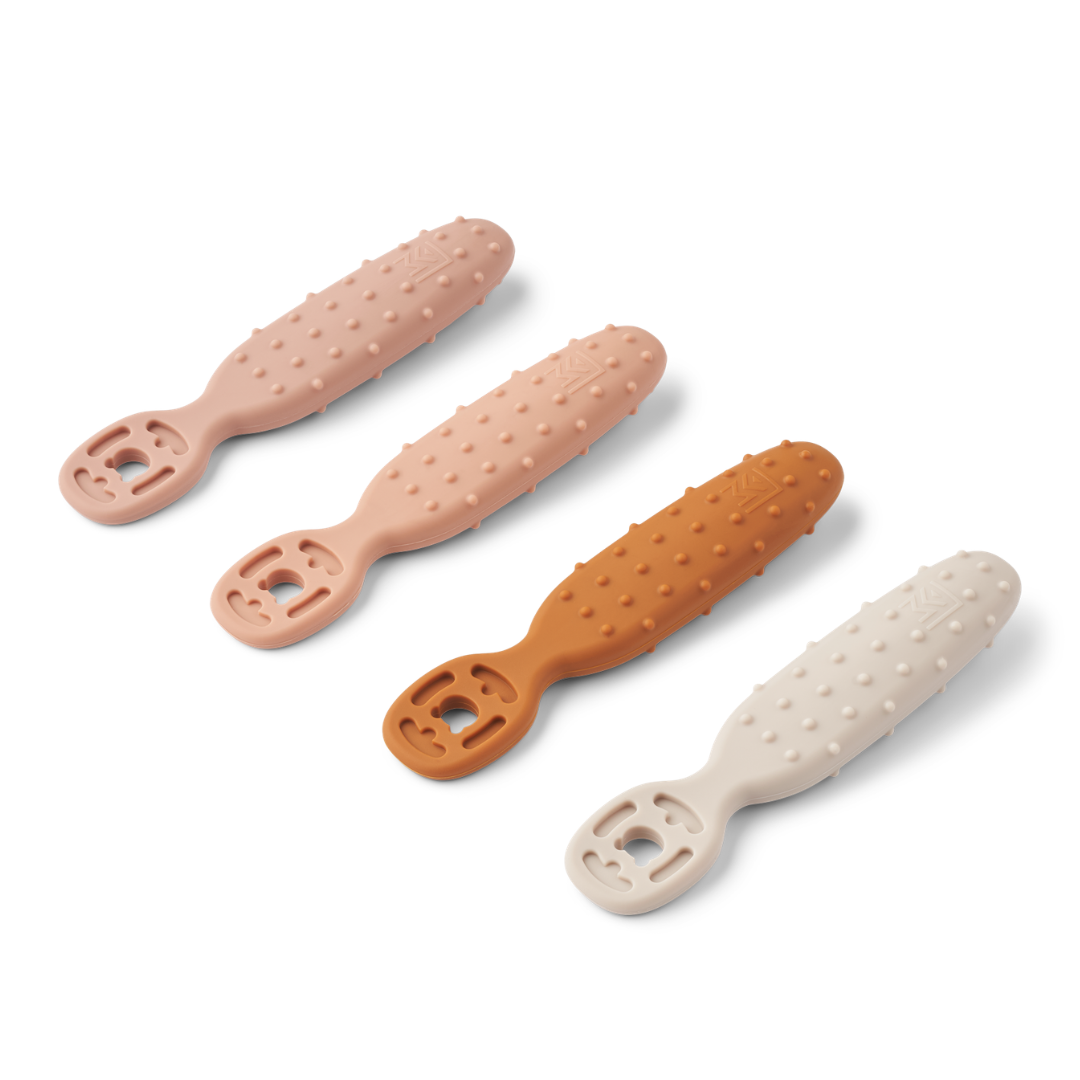Liewood Caelia Baby Læringsskeer  -pak Pale Tuscany Multi Mix