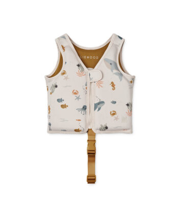Liewood Dove Badevest Sea Creature   Sandy  -  år   11-15 Kg