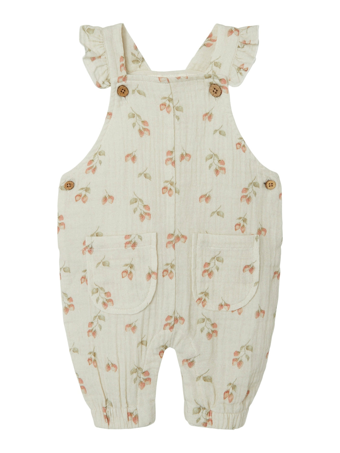 Lil Atelier Biba Loose Overall Turtledeove Strawberry 56 Cm