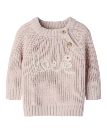 Lil  Atelier Emlen Sweater Hushed Violet 80