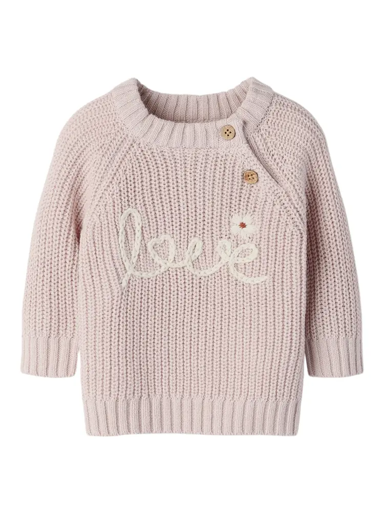 Lil Atelier Emlen Sweater Hushed Violet 80