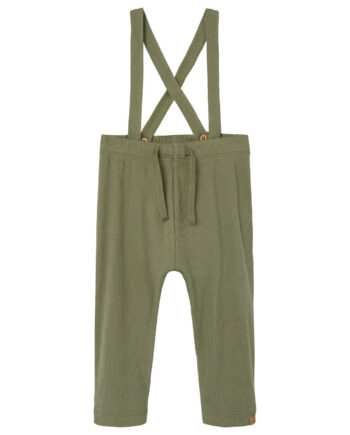 Lil Atelier Gago Loose Pants Med Seler Oil Green 56 Cm