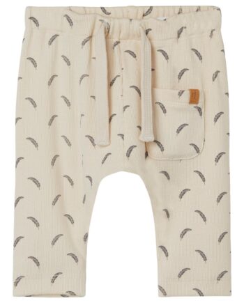 Lil Atelier Gago Loose Pants Whitecap Gray Quiet Shade 56 Cm
