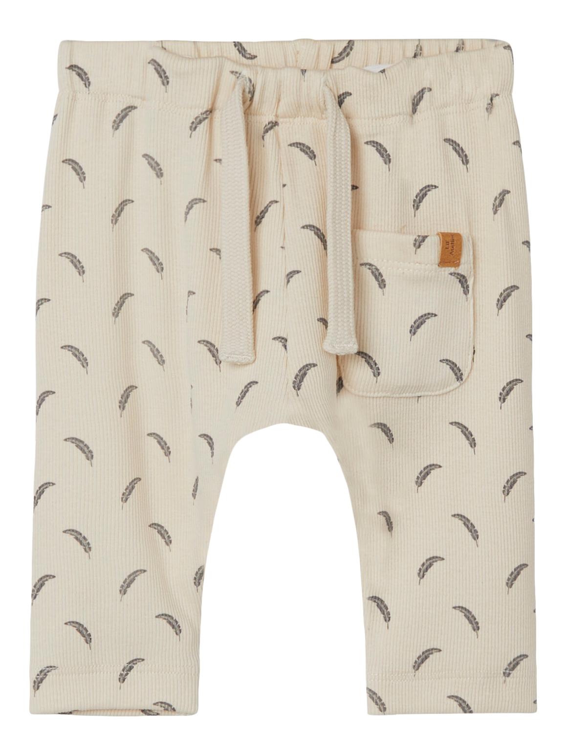 Lil Atelier Gago Loose Pants Whitecap Gray Quiet Shade 56 Cm