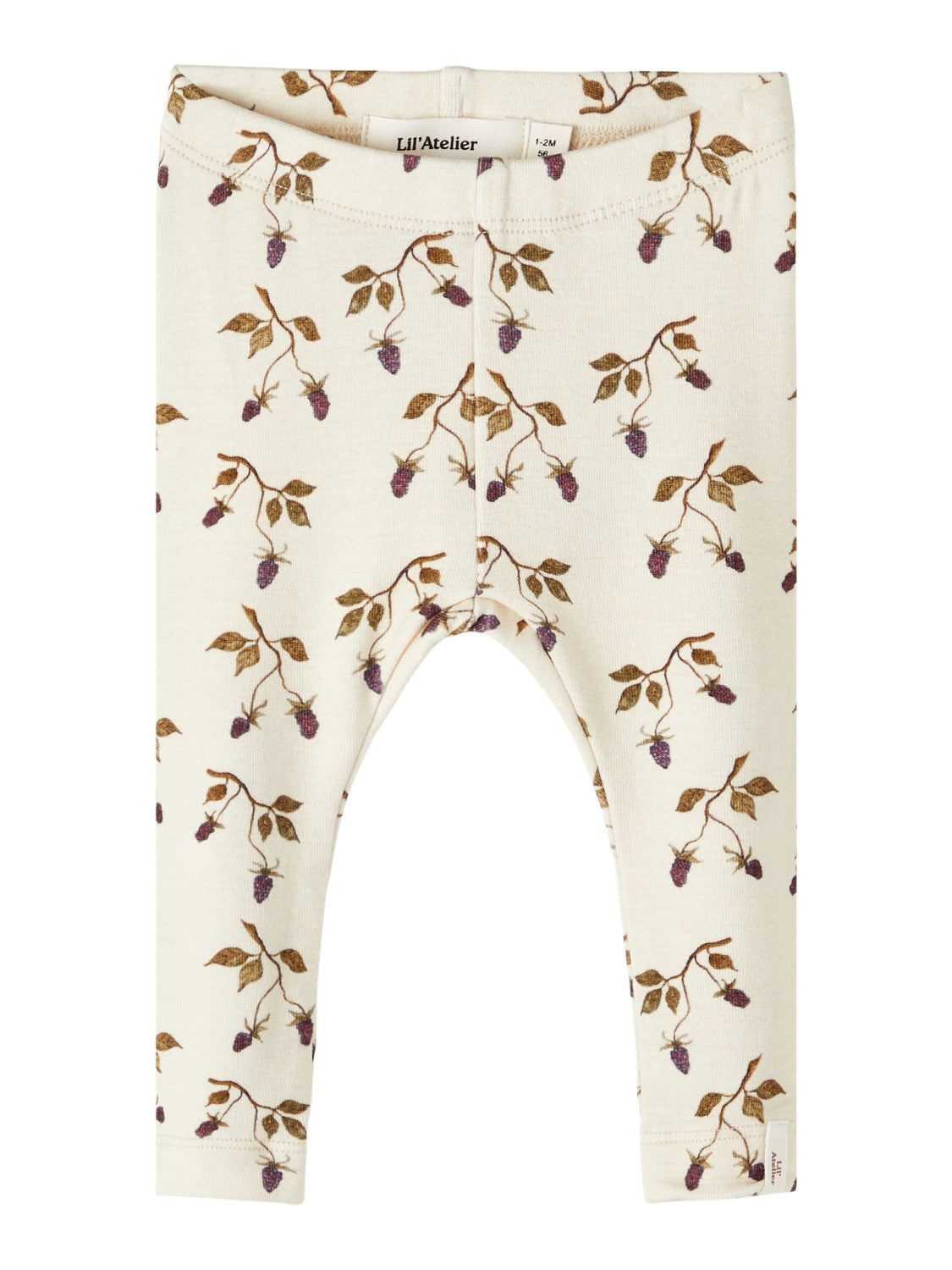Lil Atelier Gaya Slim Leggings Turtledove Berry 56 Cm