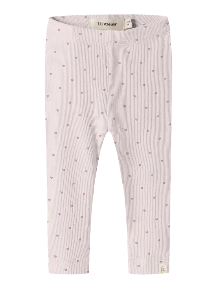 Lil Atelier Gayo Sig Slim Leggings Turtledove 80