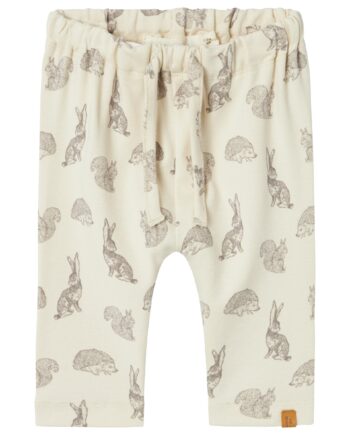 Lil Atelier Geo Ati Loose Pants Turtledove 56 Cm