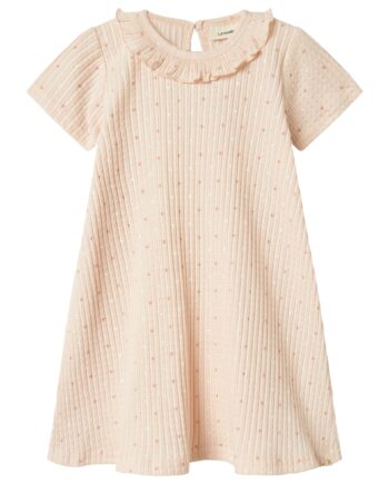 Lil Atelier Hulla Hua Ss Dress Peach Whip 92 Cm