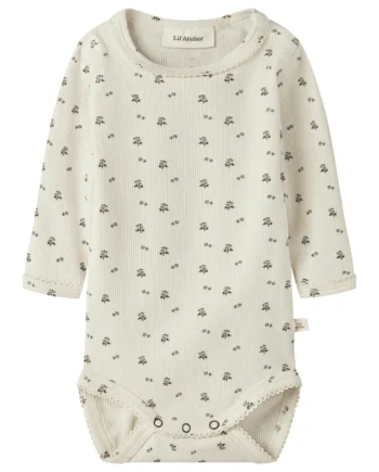 Lil  Atelier Lago Mau Langærmet Slim Body Turtledove 86