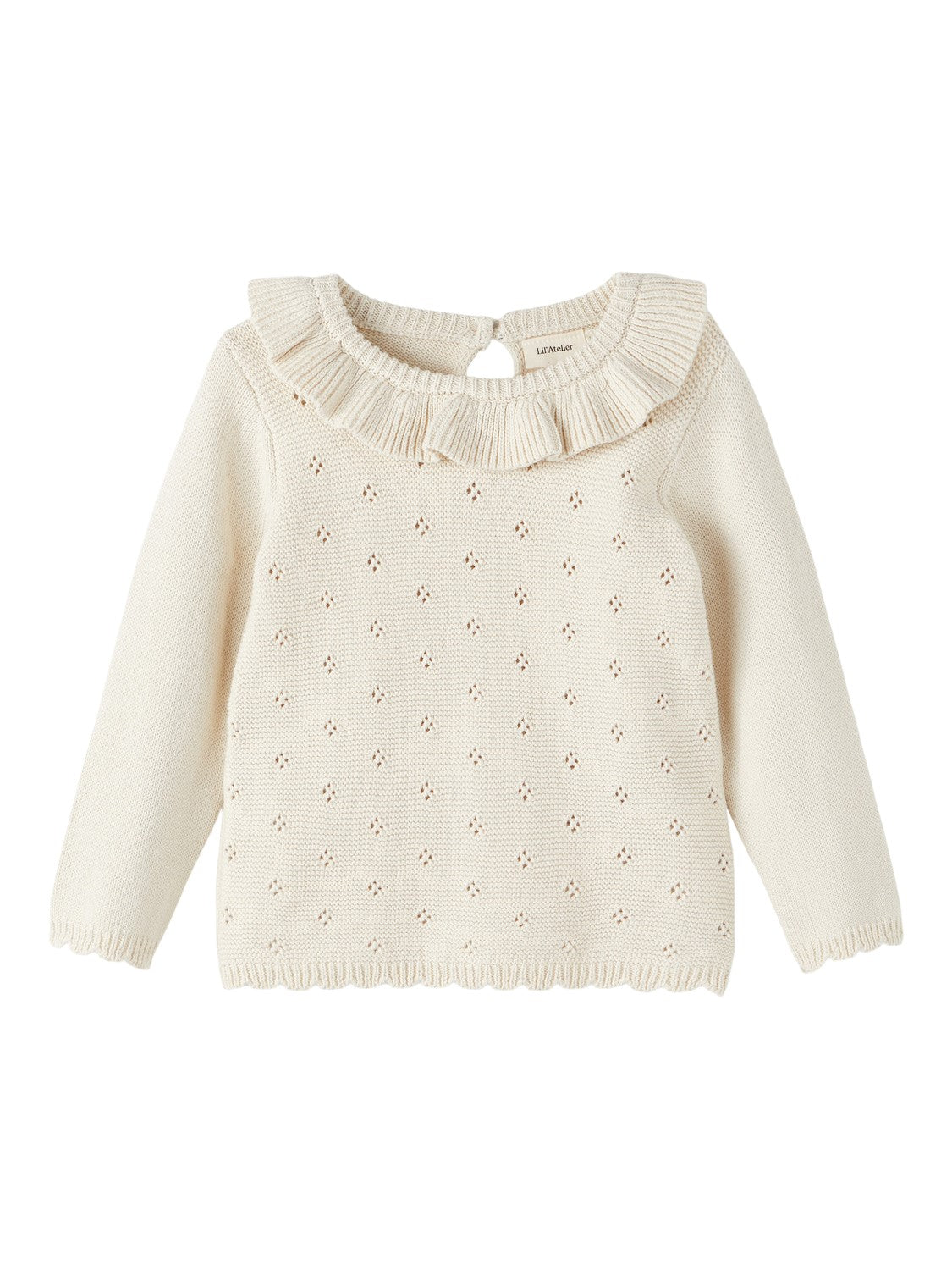 Lil Atelier Laguna Ls Knit Turtledove 92 Cm